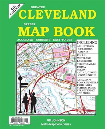 Cleveland Greater Ohio Street Map Book / Atlas