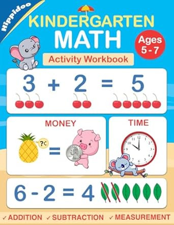 Kindergarten Math Workbook