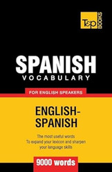 Spanish vocabulary for English speakers 9000 words