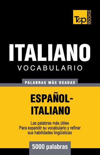 Vocabulario espanol-italiano 5000 palabras mas usadas