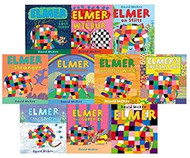 David McKee Elmer Series 10 Books Collection Set
