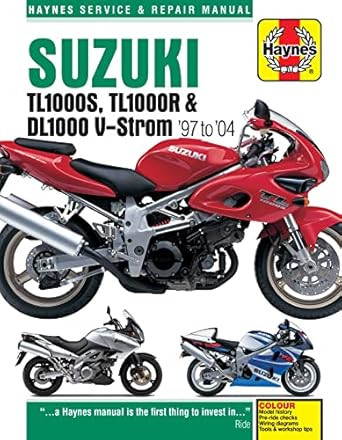 Suzuki TL1000S TL1000R & DL1000 V-Strom '97 to '04