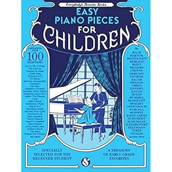 Easy Piano Pieces for Children Beginner Piano Songbook with