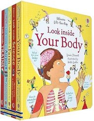 Usborne Lift the Flap Look Inside 5 Books Collection Set
