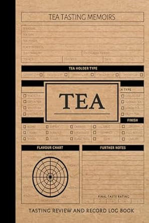 Tea Tasting Review and Record Book