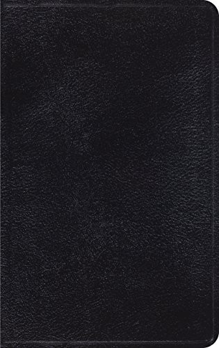Esv Thinline Bible Genuine Leather Black Red Letter Text
