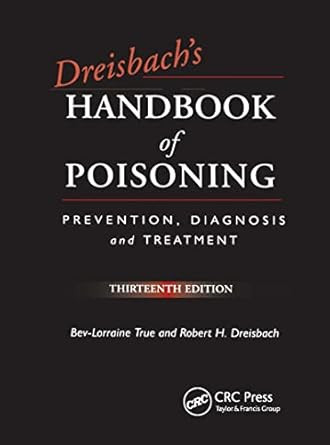 Dreisbach's Handbook of Poisoning