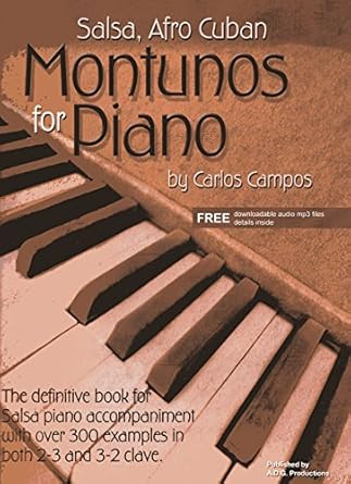 Salsa & Afro Cuban Montunos for Piano Book/downloadable