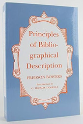 Principles of Bibliographical Description