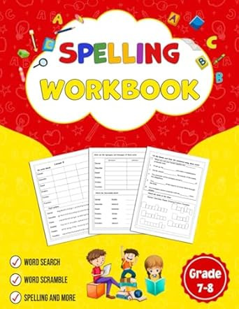 Spelling Workbook Grade 7- 8: Building Spelling Skills