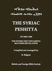 The 1905 Peshitta of the British Bible Society