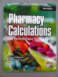 Pharmacy Calculations For Technicians