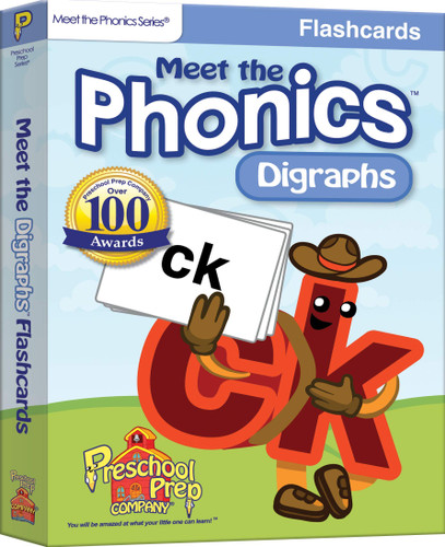 Preschool Prep Company Meet The Phonics - Digraphs - Flashcards