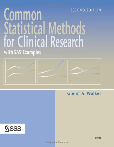 Common Statistical Methods For Clinical Research With Sas Examples