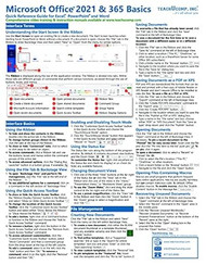 Microsoft Office 2021 and 365 Basics Quick Reference