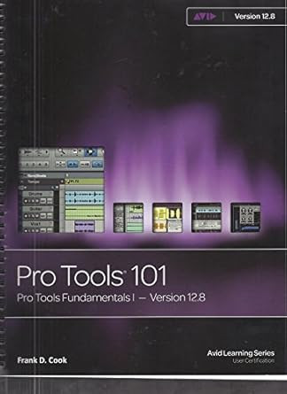 Pro Tools Fundamentals I Pt101 V12. 8