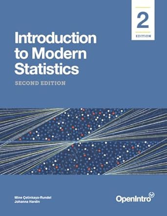 Introduction to Modern Statistics