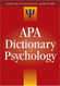Apa Dictionary Of Psychology