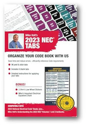 Mike Holt's Electrical Code Tabs based on the 2023 NEC