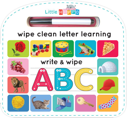 Write & Wipe ABC Children's Novelty Learning Board Book