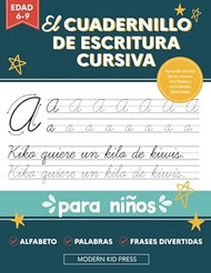 El cuadernillo de escritura cursiva para ninos