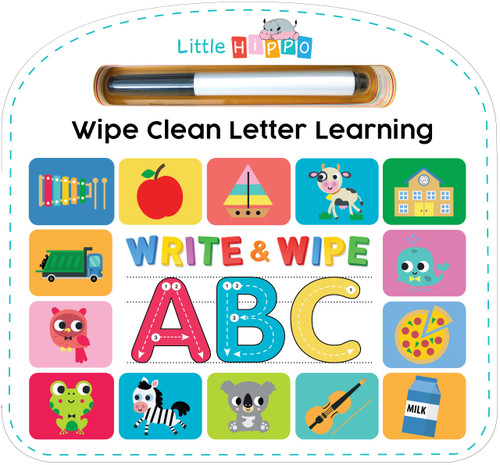 Write & Wipe ABC Children's Illustrated Novelty Learning