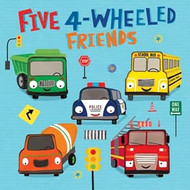 Five 4-Wheeled Friends Children's Touch and Feel Sound Book