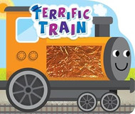 Little Hippo Books Terrific Train Touch and Feel Board Book