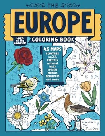 The Europe Coloring Book