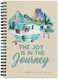 Enchanted Willow Camping Journal & RV Travel Logbook Blue