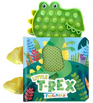 Fidgimals Little T-Rex Dinosaur Baby Book | Educational