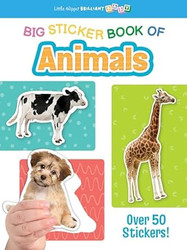 Little Hippo Books Big Sticker Book of Animals Children's Book |