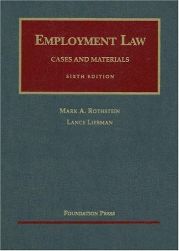 Employment Law Cases And Materials Concise