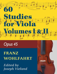 Wohlfahrt Franz 60 Studies Op. 45: Volumes 1 & 2 - Viola solo