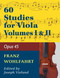 Wohlfahrt Franz 60 Studies Op. 45: Volumes 1 & 2 - Viola solo