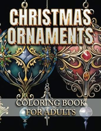 Christmas Ornaments Coloring Book for Adults