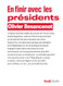 En finir avec les presidents En finir avec les presidents