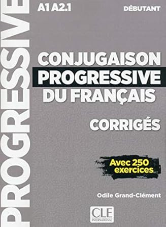 Conjugaison progressive debutant corriges NC