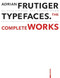 Adrian Frutiger Typefaces