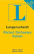 Langenscheidt Pocket Dictionary Italian