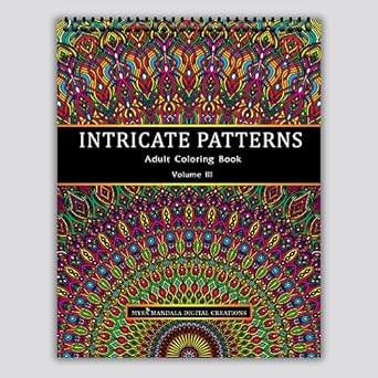 Intricate Patterns: Adult Coloring Book  Volume III