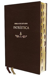 RVR Biblia de Estudio Patristica Leathersoft Marron