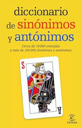 Diccionario de sinonimos y antonimos