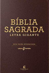 Biblia NVI Couro Soft Marrom Letra Gigante Leitura Perfeita