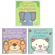 Thats Not My Touchy Feely Series 3 Books Collection Set By