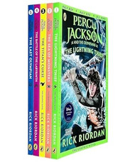 Percy Jackson Graphic Novels 1-5 Books Collection Set