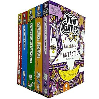 Tom Gates Series 1 Liz Pichon Collection 1 - 5 Books Set