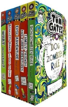 Tom Gates Series 2 Liz Pichon Collection 11 - 15 Books Set