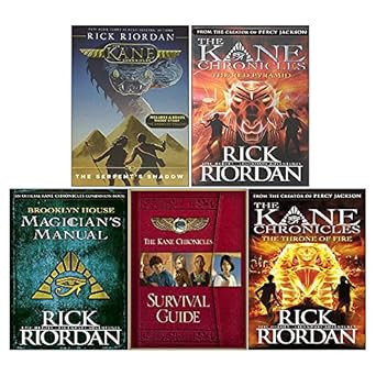 Kane Chronicles Series 5 Books Collection Set By Rick Riordan