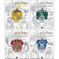 Harry Potter The Official Colouring 4 Books Collection Set